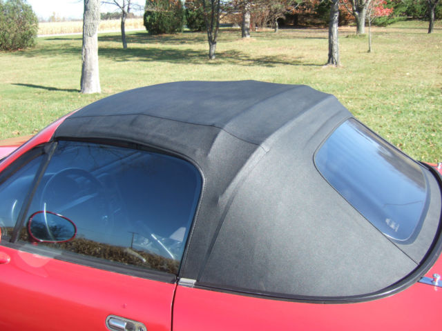 1990 Red Mazda MX-5 Miata Convertible