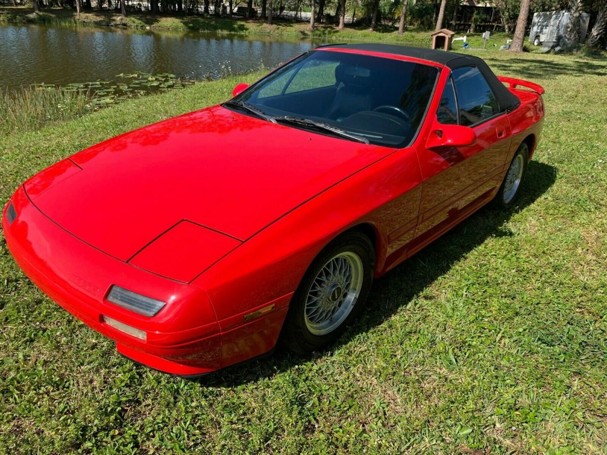 1990 Red Mazda RX-7 Convertible