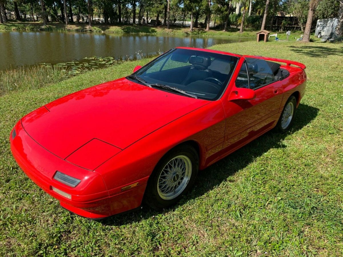1990 Red Mazda RX-7 Convertible