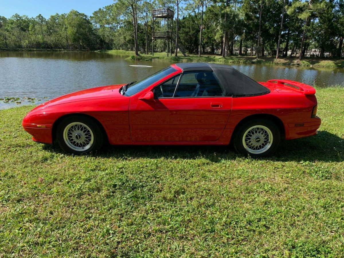 1990 Red Mazda RX-7 Convertible