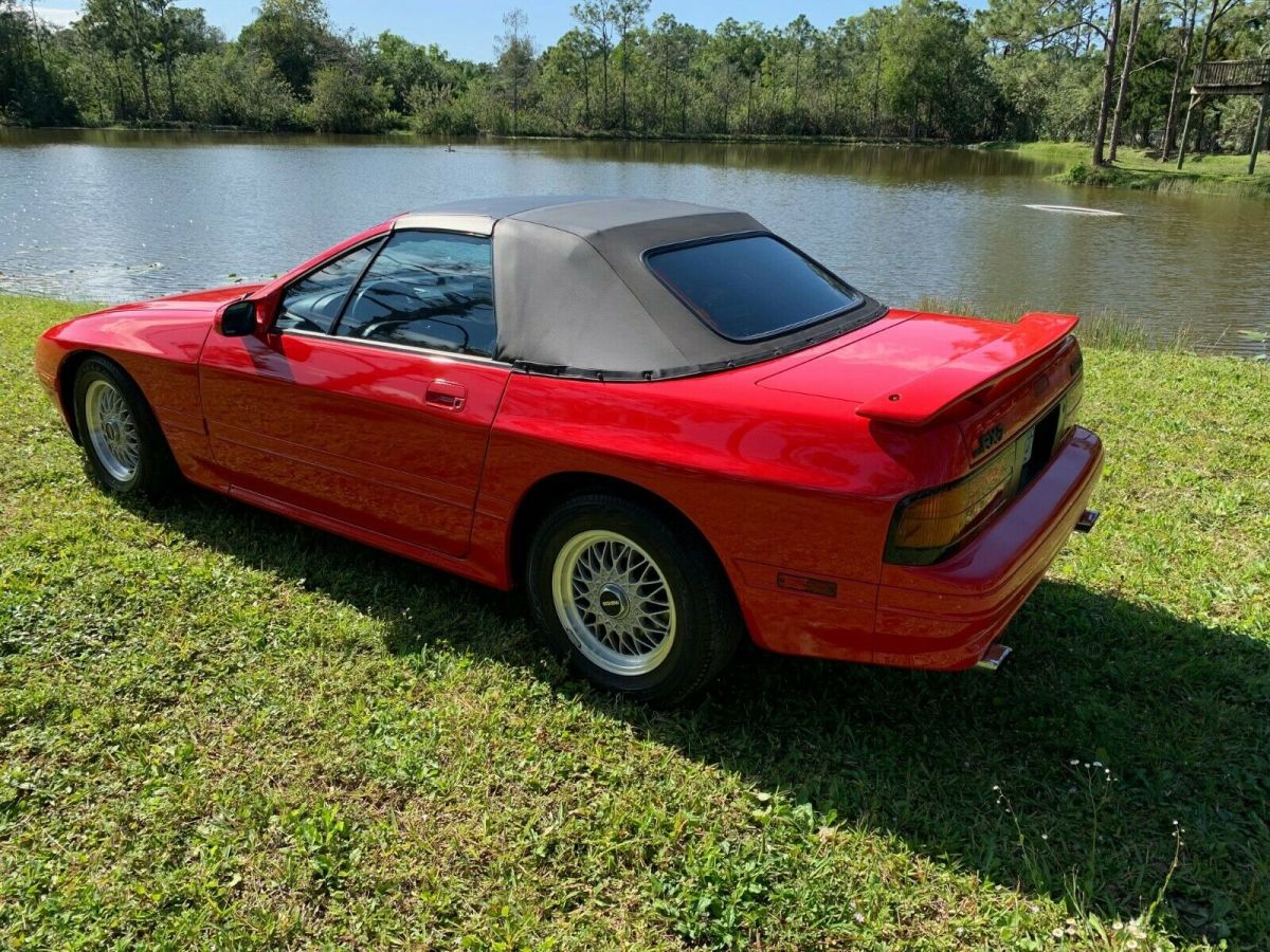 1990 Red Mazda RX-7 Convertible