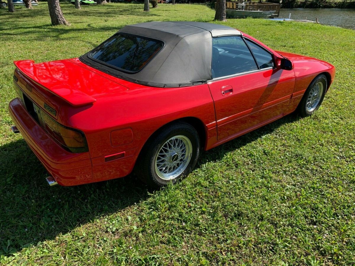 1990 Red Mazda RX-7 Convertible
