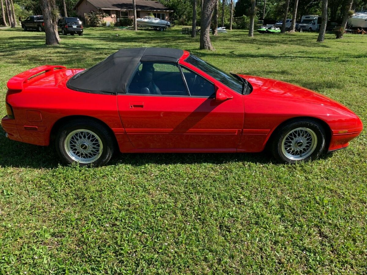 1990 Red Mazda RX-7 Convertible