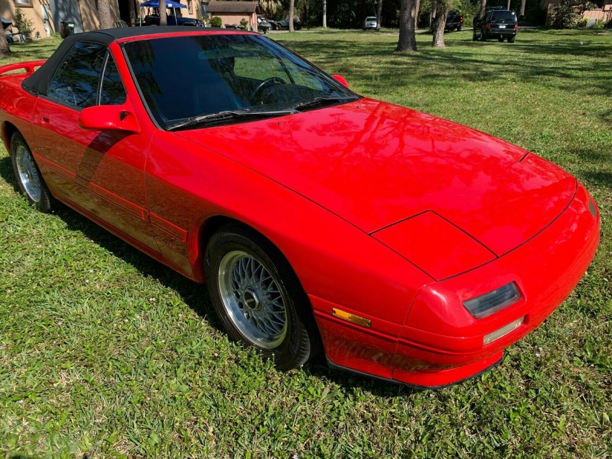 1990 Red Mazda RX-7 Convertible