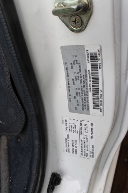 1990 White Mazda RX-7 Coupe