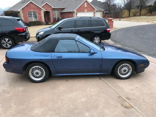 1990 Blue Mazda RX-7 Convertible