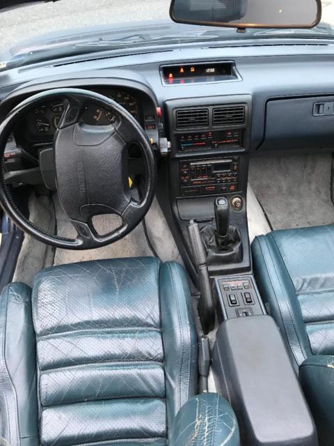 1990 Blue Mazda RX-7 Convertible