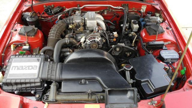 1990 Red Mazda RX-7 Hatchback