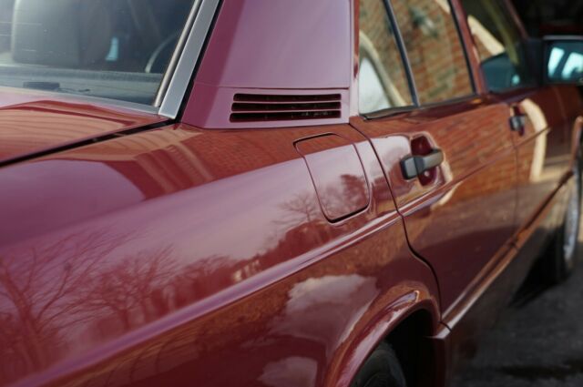 1990 Garnet Red Metallic Mercedes-Benz 190-Series Sedan