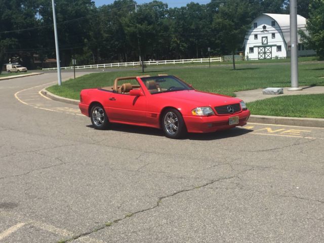 1990 Red Mercedes-Benz 300-Series Convertible