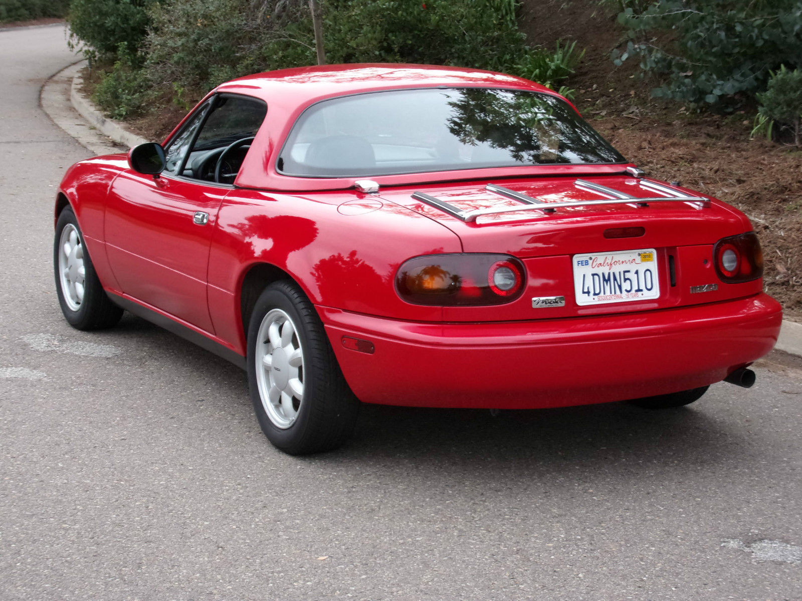 1990 Red Mazda MX-5 Miata Convertible
