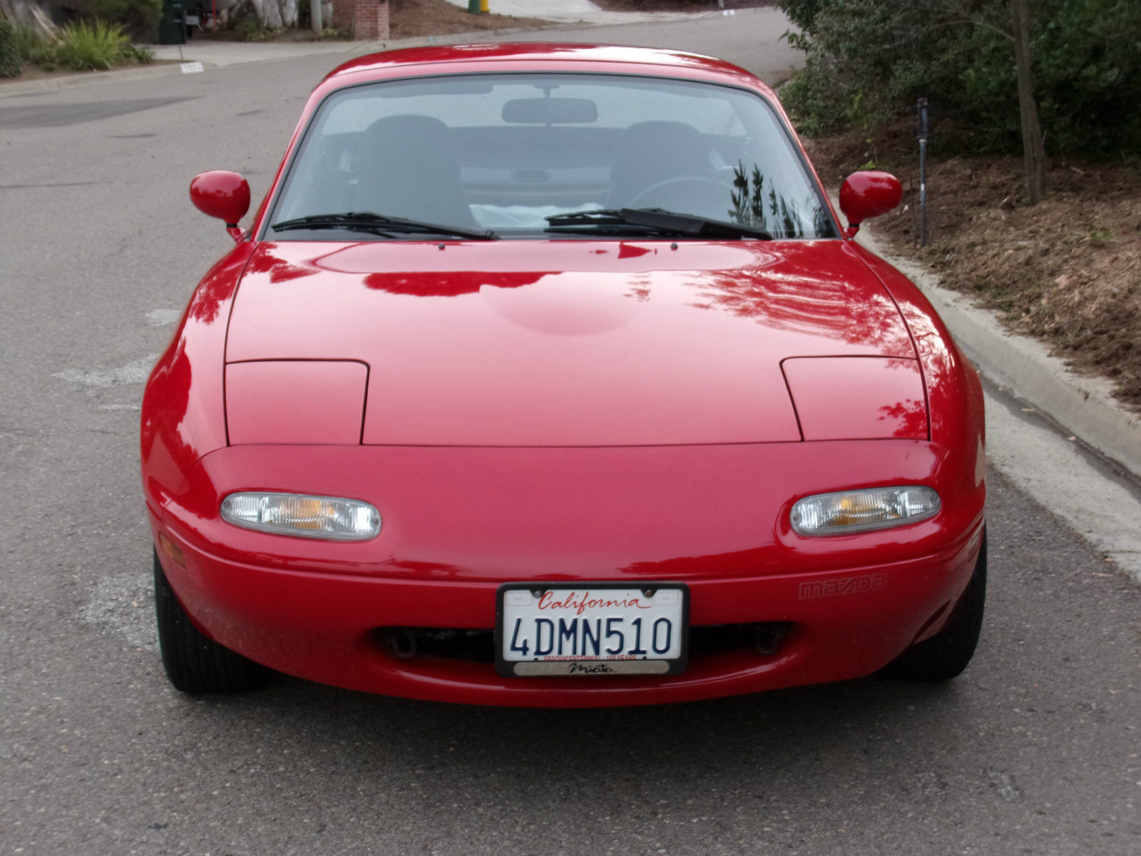 1990 Red Mazda MX-5 Miata Convertible