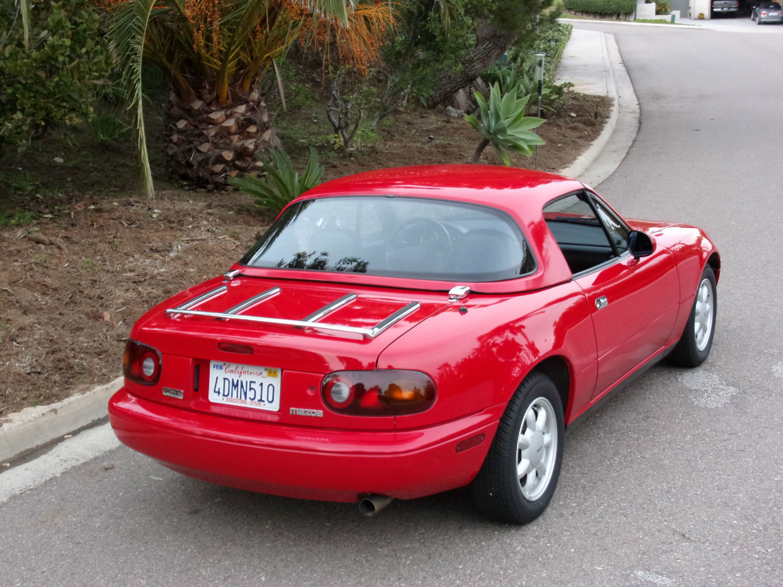 1990 Red Mazda MX-5 Miata Convertible