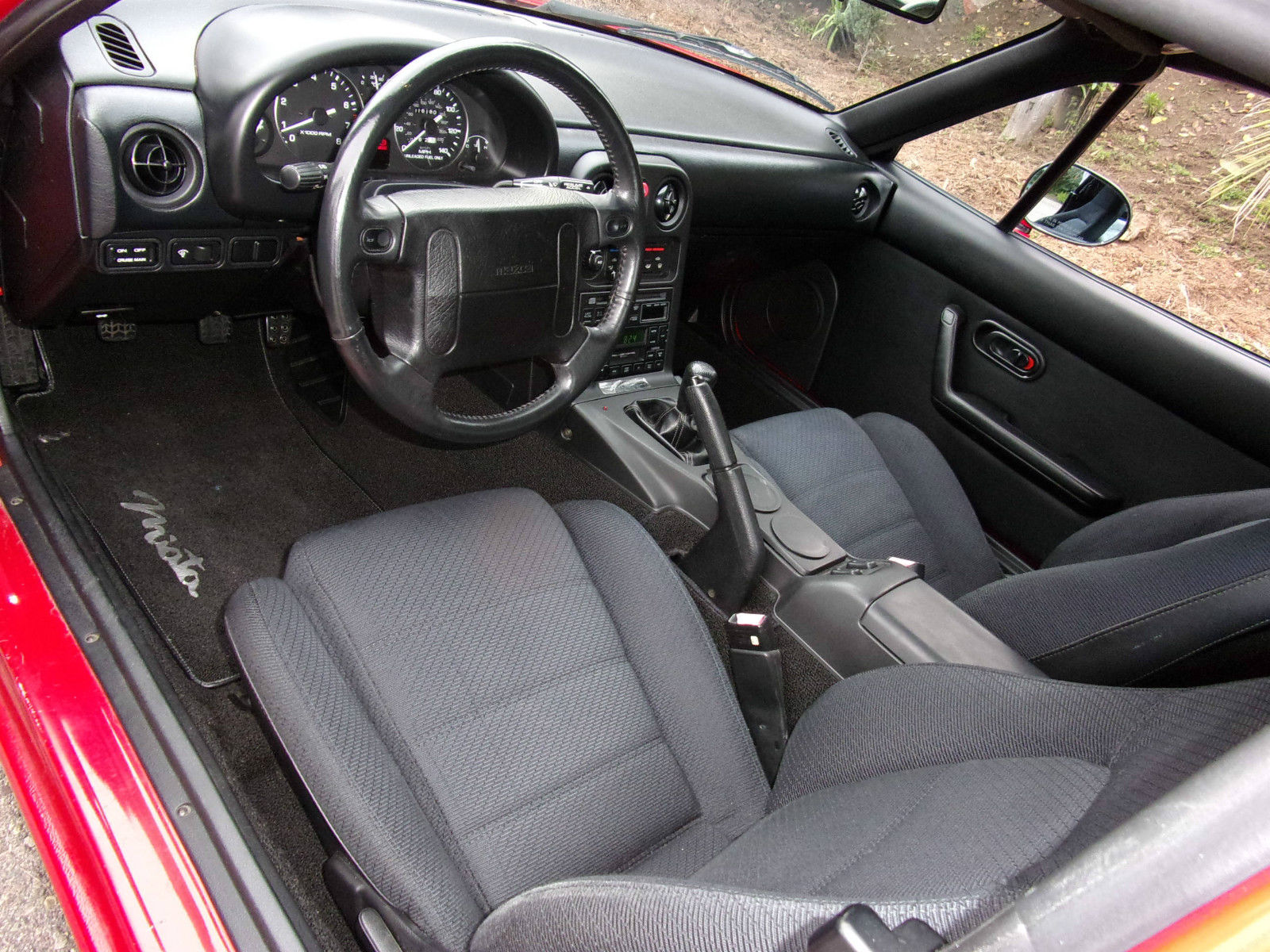 1990 Red Mazda MX-5 Miata Convertible