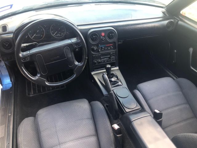1990 Blue Mazda MX-5 Miata Convertible