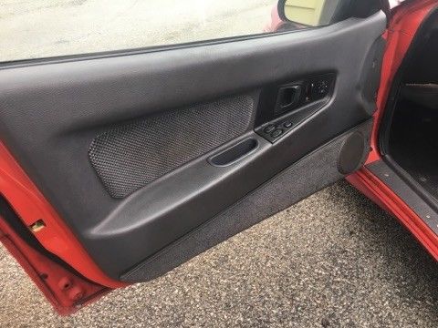 1990 Red Mitsubishi Eclipse Hatchback