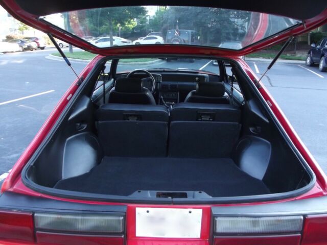 1990 Red Ford Mustang Hatchback