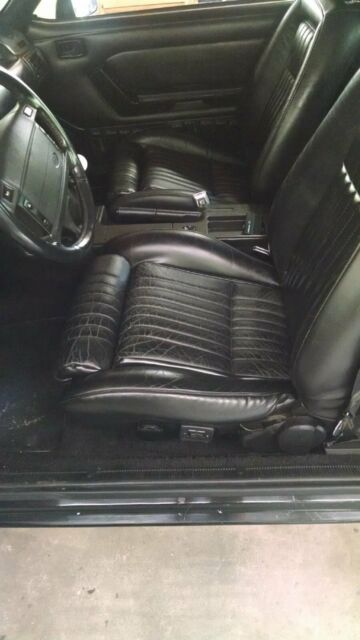 1990 Black Ford Mustang Convertible