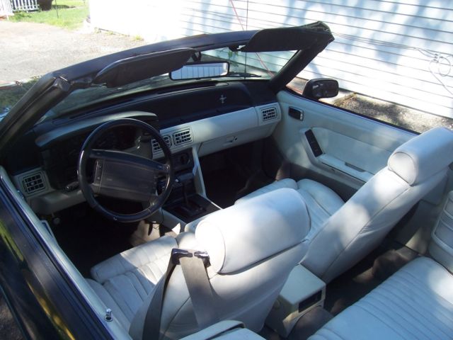 1990 Green Ford Mustang Convertible