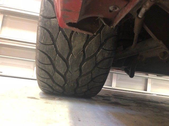 1990 Red Ford Mustang