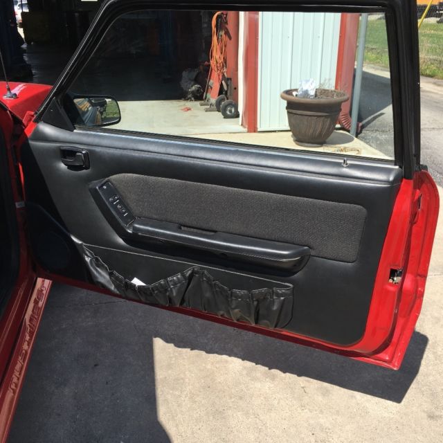 1990 Red Ford Mustang Coupe