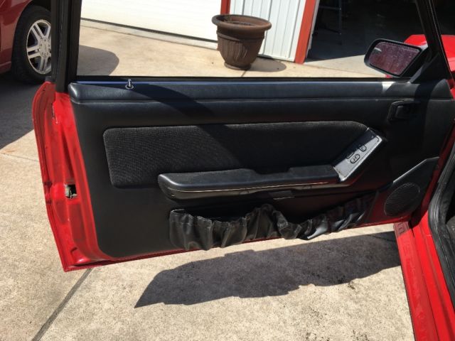 1990 Red Ford Mustang Coupe