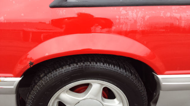 1990 Dark Blue metallic Ford Mustang Fox