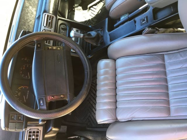 1990 White Ford Mustang Convertible