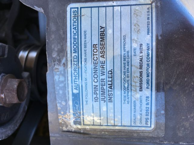 1990 White Ford Mustang Convertible