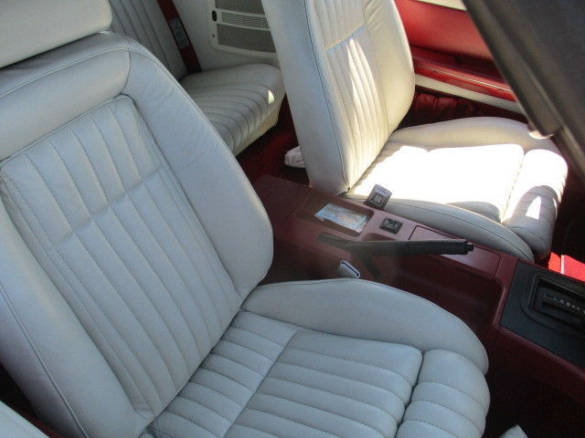 1990 Red Ford Mustang Convertible