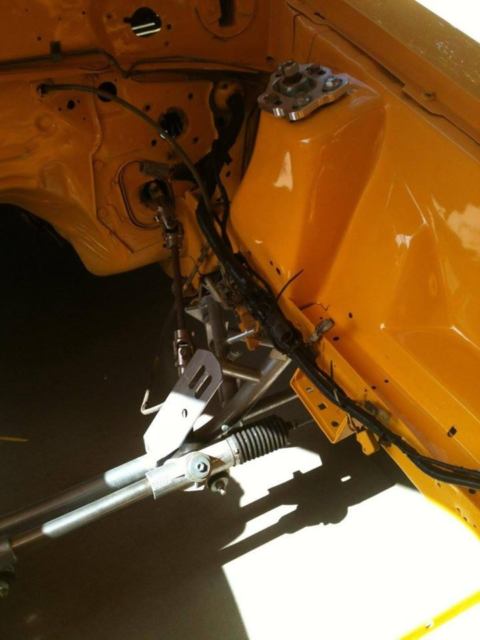 1990 Yellow Ford Mustang Hatchback