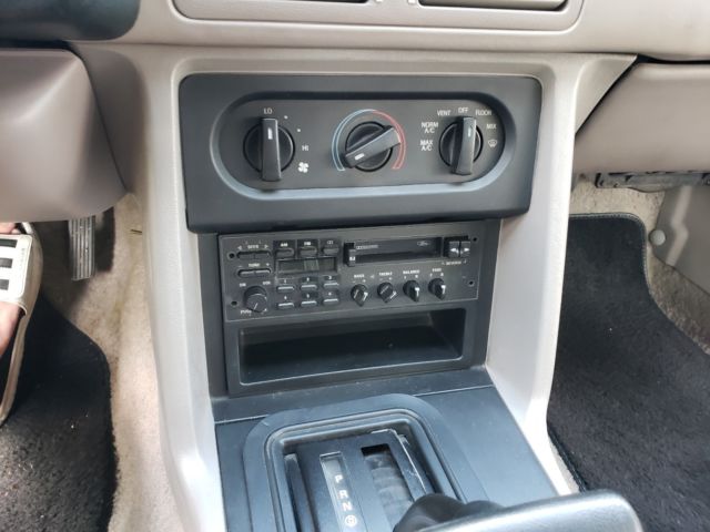 1990 Blue Ford Mustang Hatchback