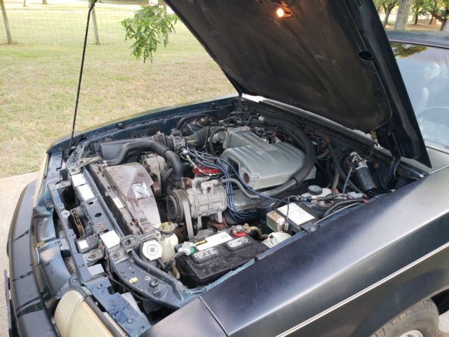 1990 Blue Ford Mustang Hatchback