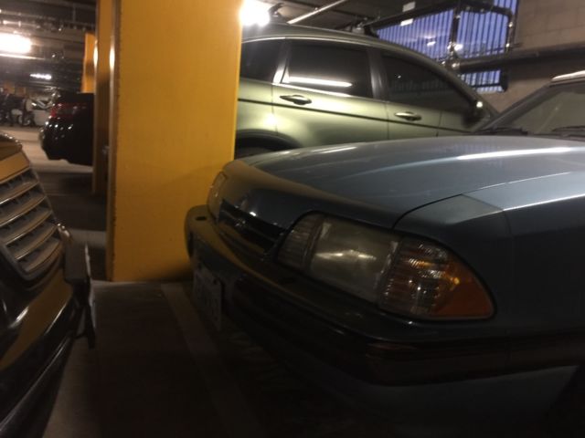 1990 Blue Ford Mustang Convertible