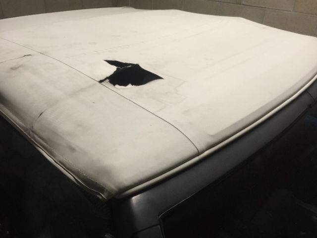 1990 Blue Ford Mustang Convertible