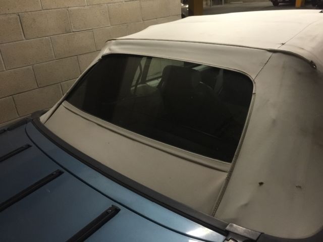 1990 Blue Ford Mustang Convertible