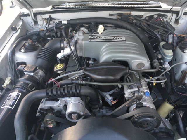 1990 Silver Ford Mustang Coupe