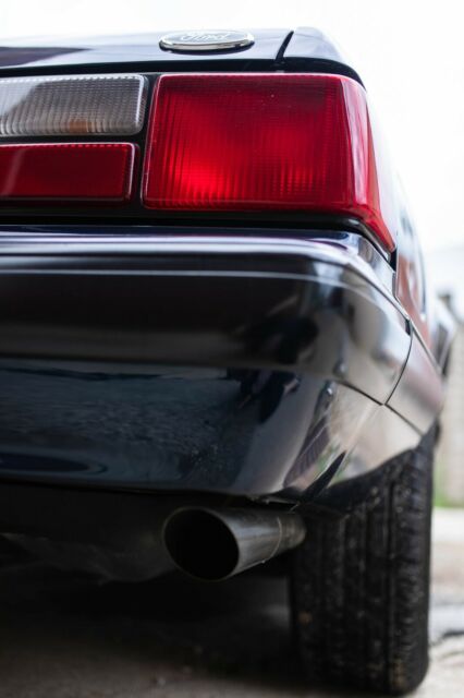 1990 Blue Ford Mustang Coupe