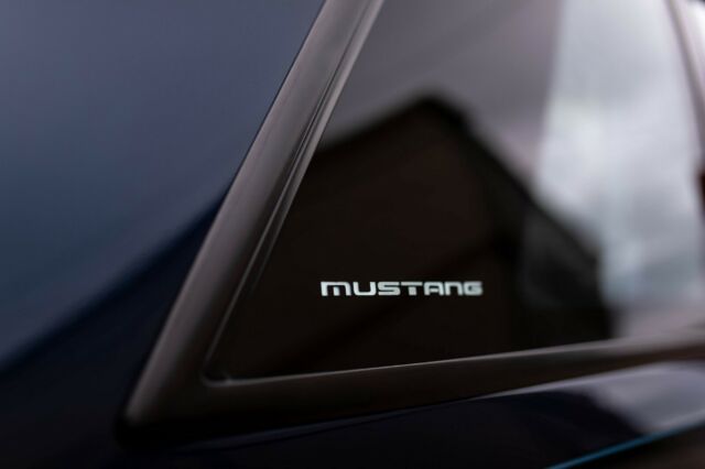 1990 Blue Ford Mustang Coupe