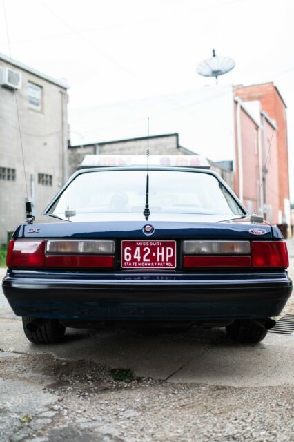 1990 Blue Ford Mustang Coupe