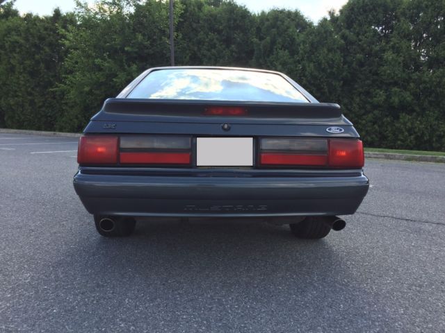 1990 Dark Titanium Ford Mustang Hatchback