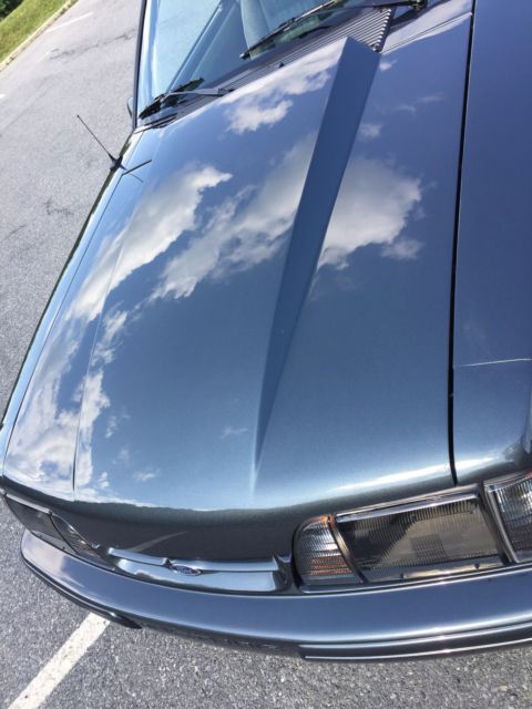 1990 Dark Titanium Ford Mustang Hatchback