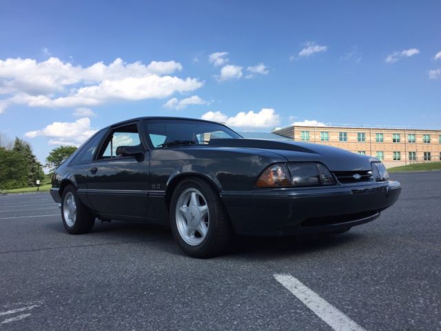1990 Dark Titanium Ford Mustang Hatchback