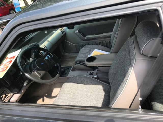 1990 Dark Titanium Ford Mustang Hatchback