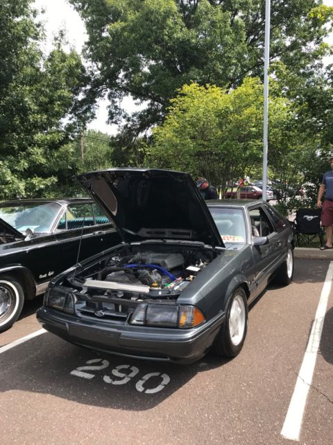 1990 Dark Titanium Ford Mustang Hatchback