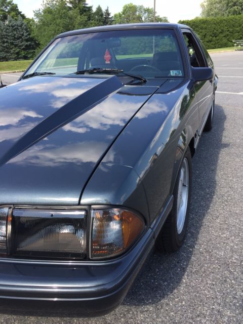 1990 Dark Titanium Ford Mustang Hatchback