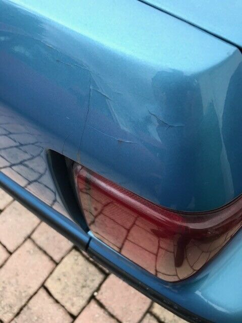 1990 Blue Ford Mustang Coupe