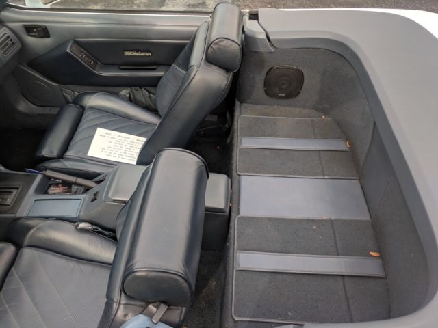 1990 White Ford Mustang Convertible