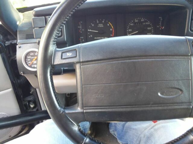 1990 Black Ford Mustang Coupe