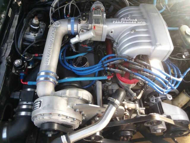 1990 Black Ford Mustang Coupe